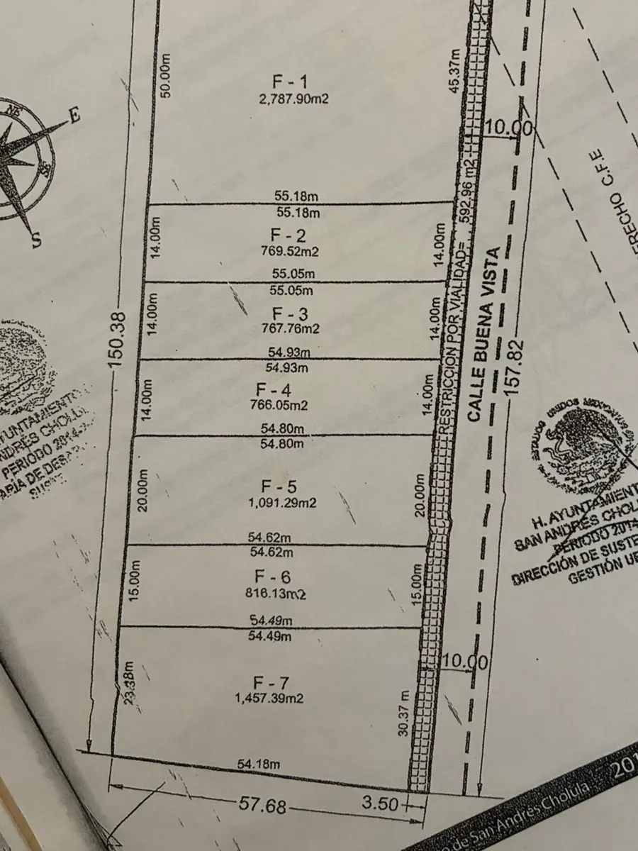 Terreno en venta en San Andrés Cholula Centro, San Andrés Cholula — foto 1 de 2