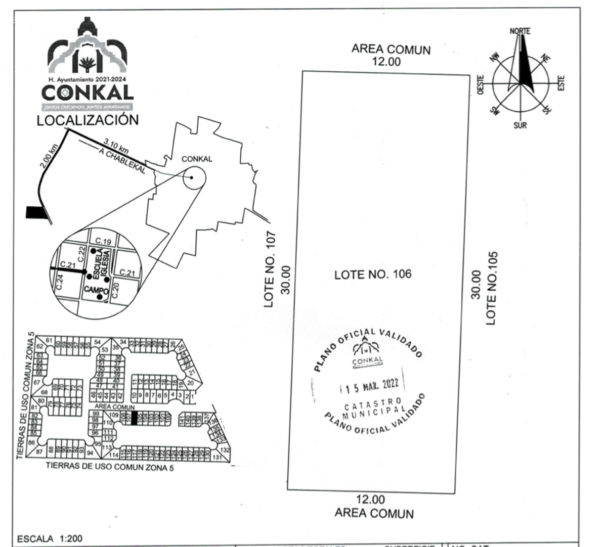 Terreno en venta en Conkal, Conkal — foto 1 de 5