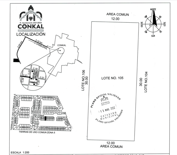 Terreno en venta en Conkal, Conkal — foto 2 de 5