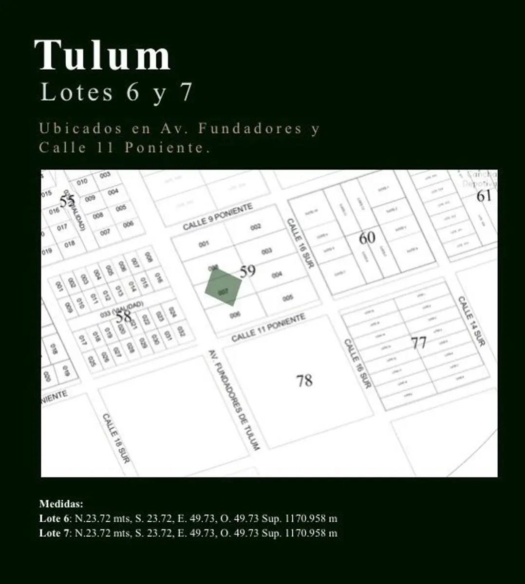 Terreno en venta en La Veleta, Tulum — foto 1 de 5