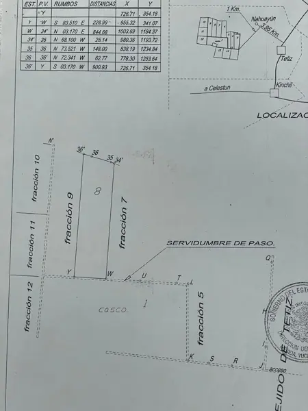 Terreno, Tixpeual, Merida