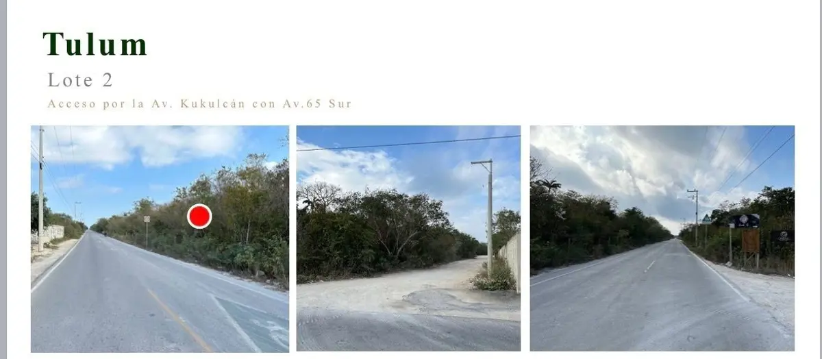 Terreno en venta en La Veleta, Tulum — foto 1 de 3