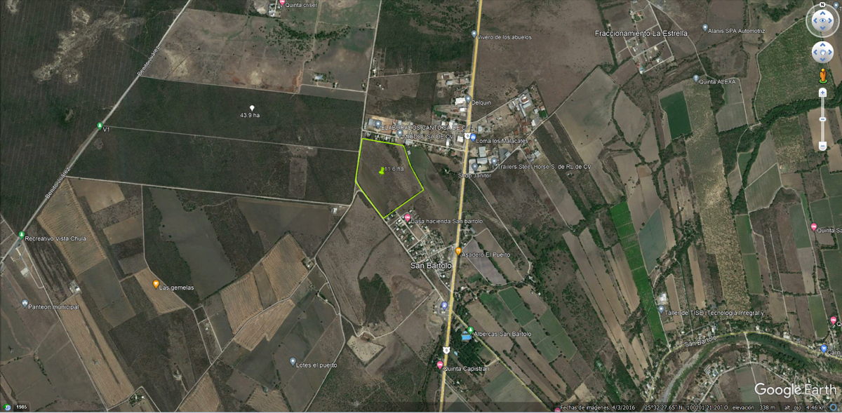 Terreno en venta en San Bartolo (Puerto Rico), Cadereyta Jiménez — foto 1 de 9