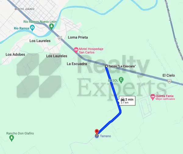 Terreno en venta en La Cáscara, Montemorelos — foto 2 de 2