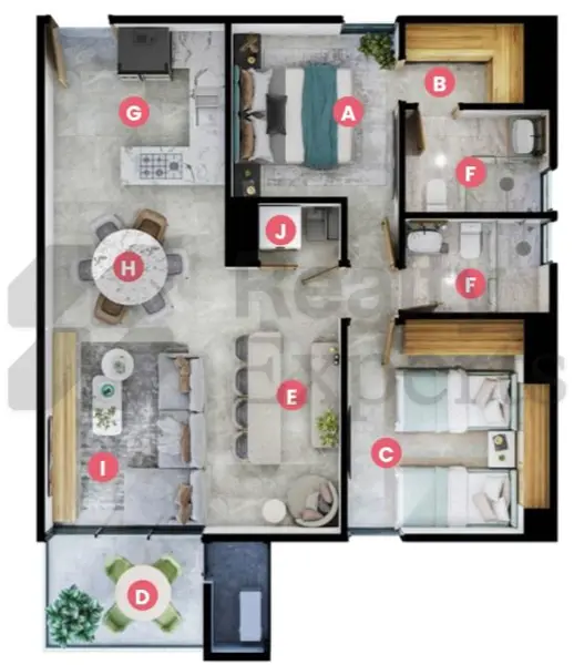 Departamento en venta en Cumbres 3er sector, Monterrey — foto 2 de 3