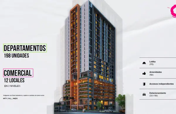 Departamento en venta en Centro, Monterrey — foto 3 de 6