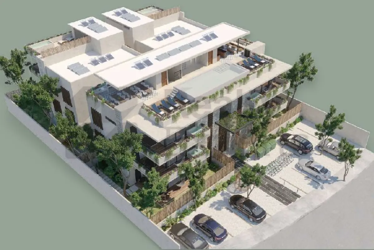 Apartamentos en Venta con Vista al Mar en Aldea Zama, Tulum Apartamentos en Venta con Vista al Mar en Aldea Zama, Tulum