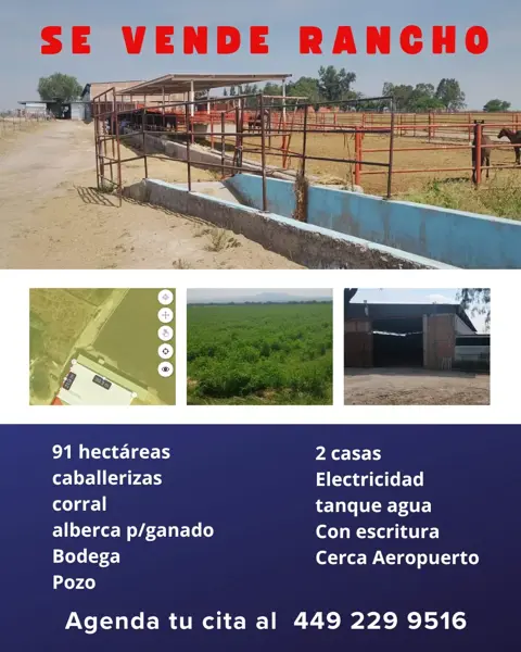 Finca-Rancho en venta en Buenavista de Peñuelas, Aguascalientes — foto 2 de 17
