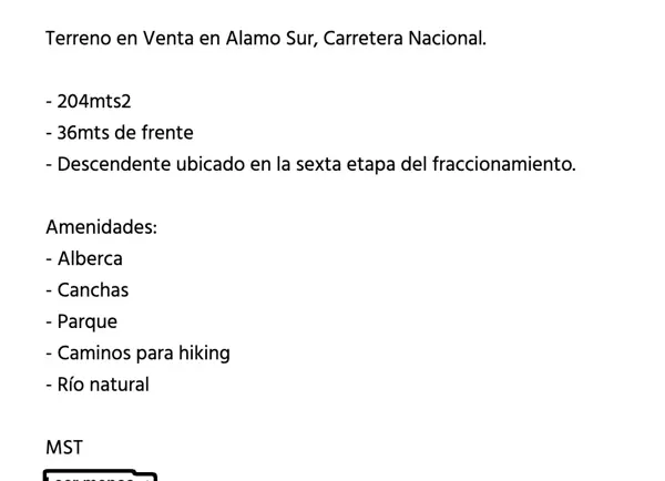 Terreno en venta en Alamosur, Santiago — foto 3 de 6