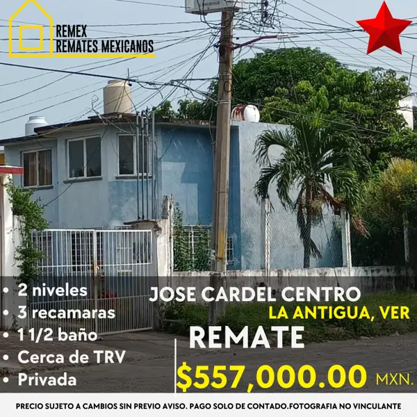 Casa en venta en José Cardel Centro, La Antigua — foto 2 de 2