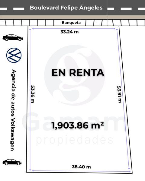 Terreno en renta en Felipe Ángeles, Pachuca de Soto — foto 2 de 13
