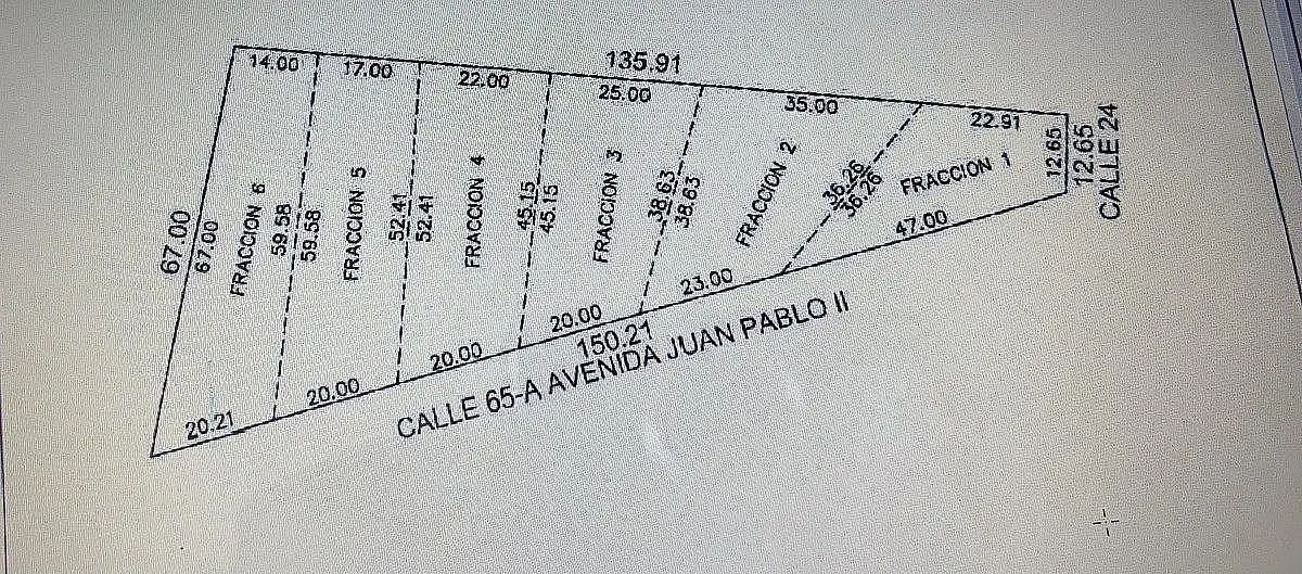 Terreno en venta en Juan Pablo II, Mérida — foto 1 de 12