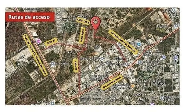 Terreno en venta en Diamante Paseos de Opichen, Mérida — foto 3 de 4