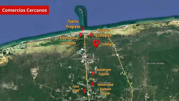 Terreno en venta en Paraíso, Progreso — foto 2 de 3