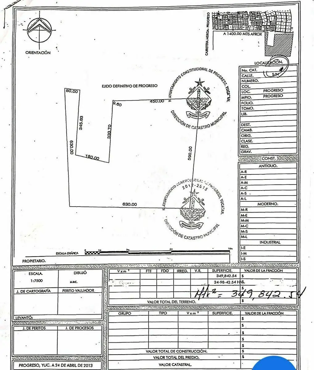 Terreno en venta en Paraíso, Progreso — foto 1 de 7