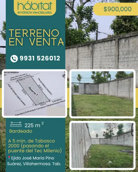 Terreno en venta en Pino Suarez, Centro — foto 3 de 4