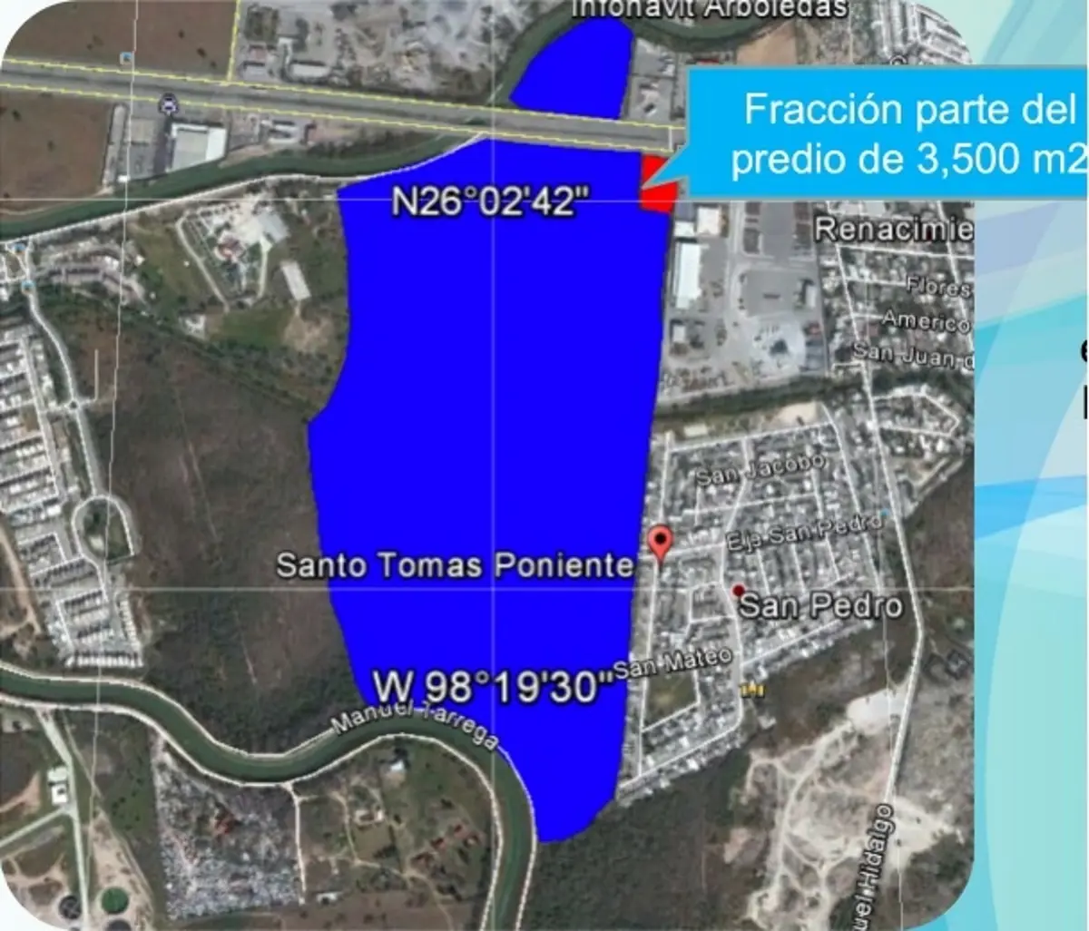 Terreno en venta en Anzalduas, Reynosa — foto 1 de 3