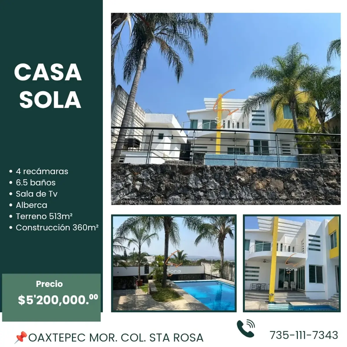 Casa en venta en Santa Rosa, Yautepec — foto 1 de 30