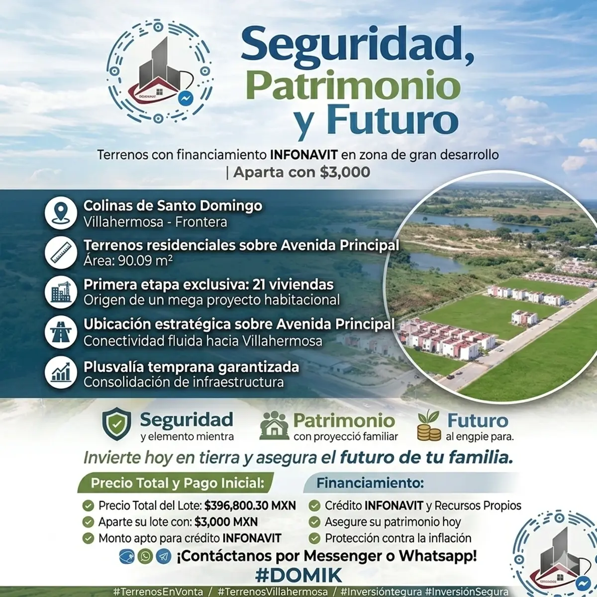 Terreno en venta en Colinas de Santo Domingo, Centro — foto 1 de 27