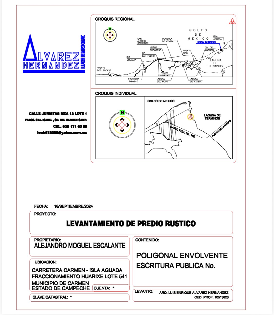 Terreno en venta en Puerto Real, Carmen — foto 1 de 2
