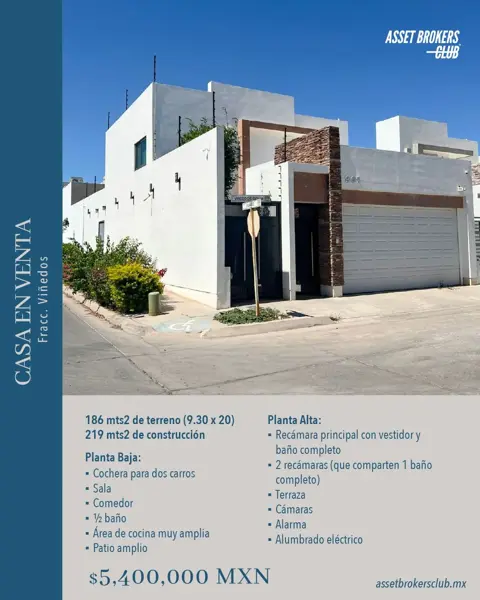 Casa en venta en Viñedos Residencial, Ahome, Sinaloa