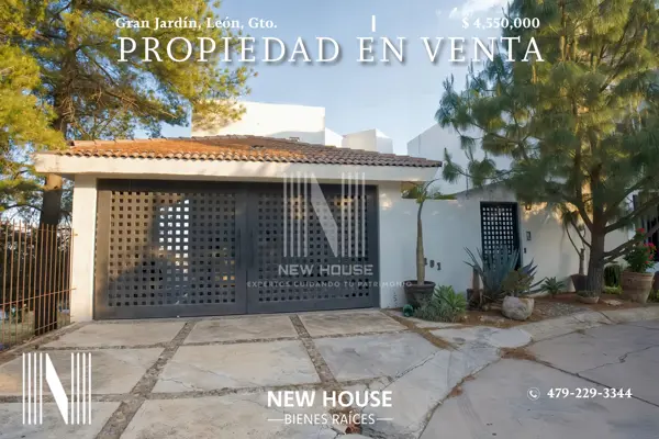 Casa Amplia en Gran Jardín | Excelente opción para remodelación
