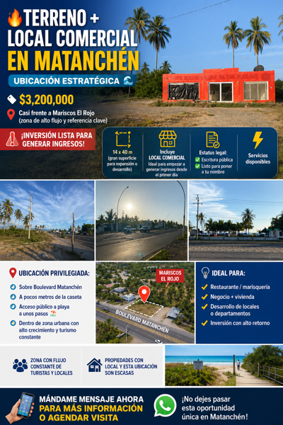 Terreno con Local Comercial en San Blas, Nayarit: Oportunidad de Inversión