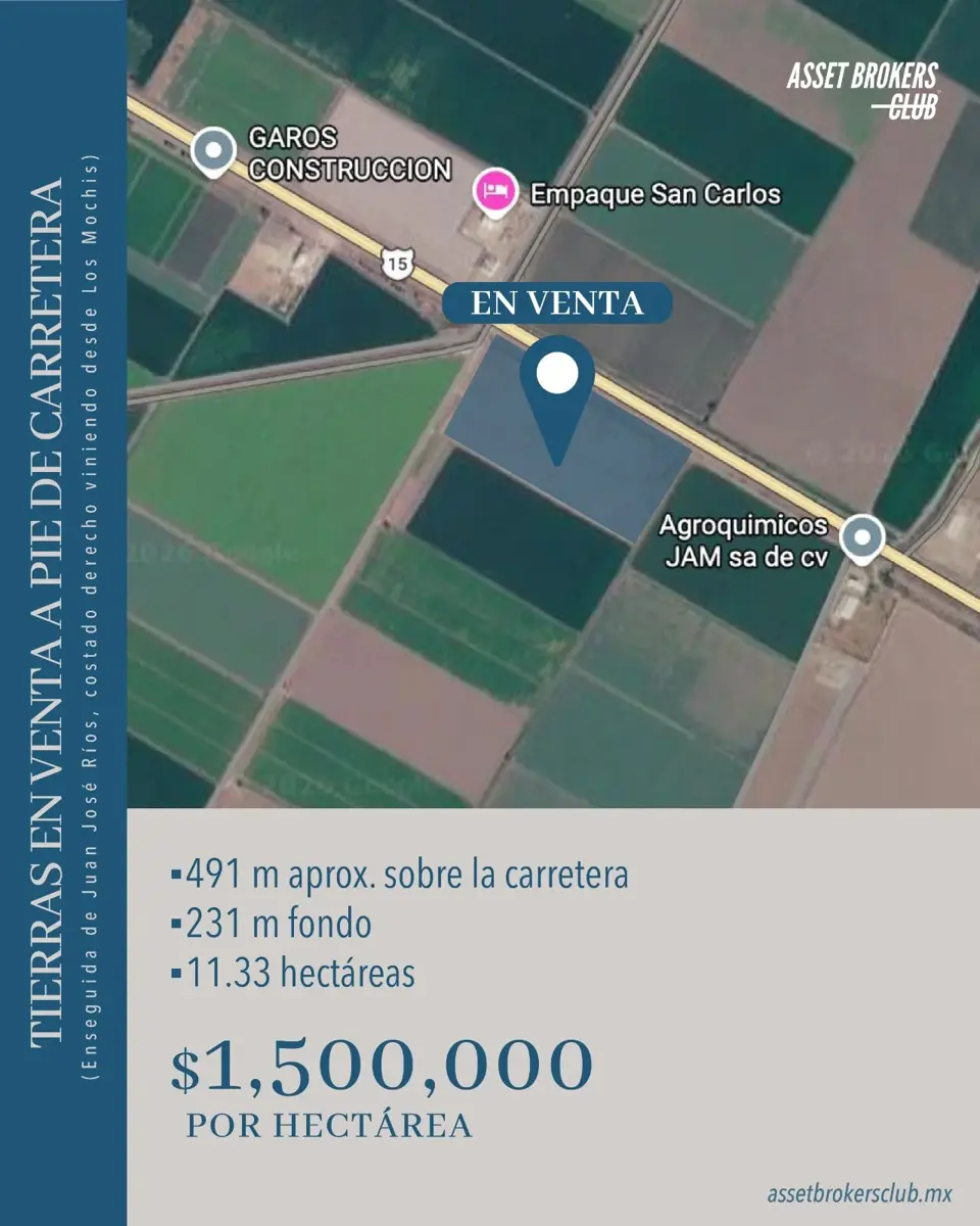 Terreno en venta en Juan José Ríos, Juan José Ríos — foto 1 de 3