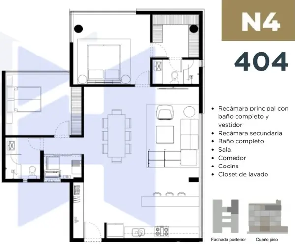 Departamento en venta en Torreon Centro, Torreón — foto 2 de 10