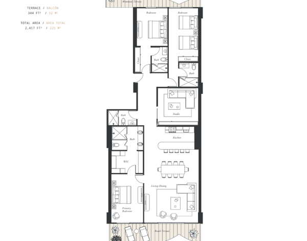 Departamento en Venta en Zona Hotelera Norte, Puerto Vallarta, Jalisco 2