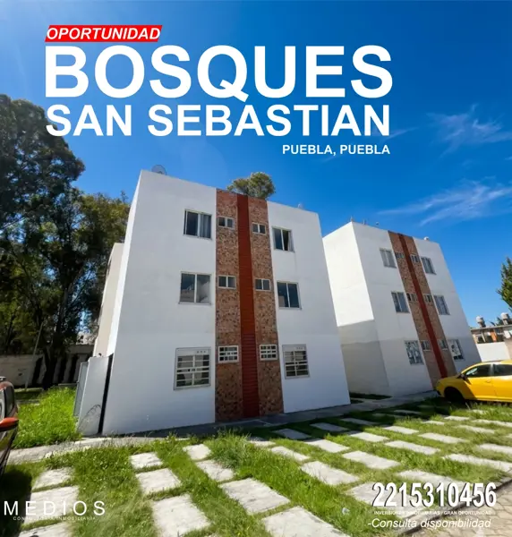 Depto en Liquidacion en Bosques de San Sebastian, Puebla, Solo Contado