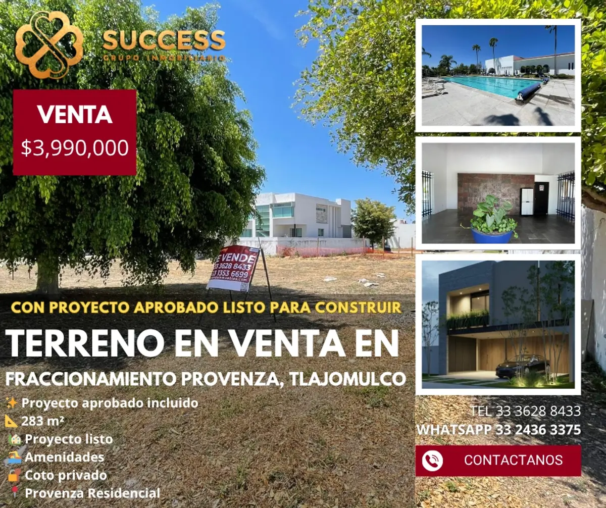 Terreno en venta en Residencial Provenza (La Romana), Tlajomulco de Zúñiga — foto 1 de 19