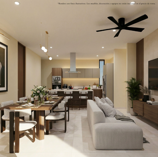 Departamento en venta en Santa Gertrudis Copo, Mérida — foto 3 de 12