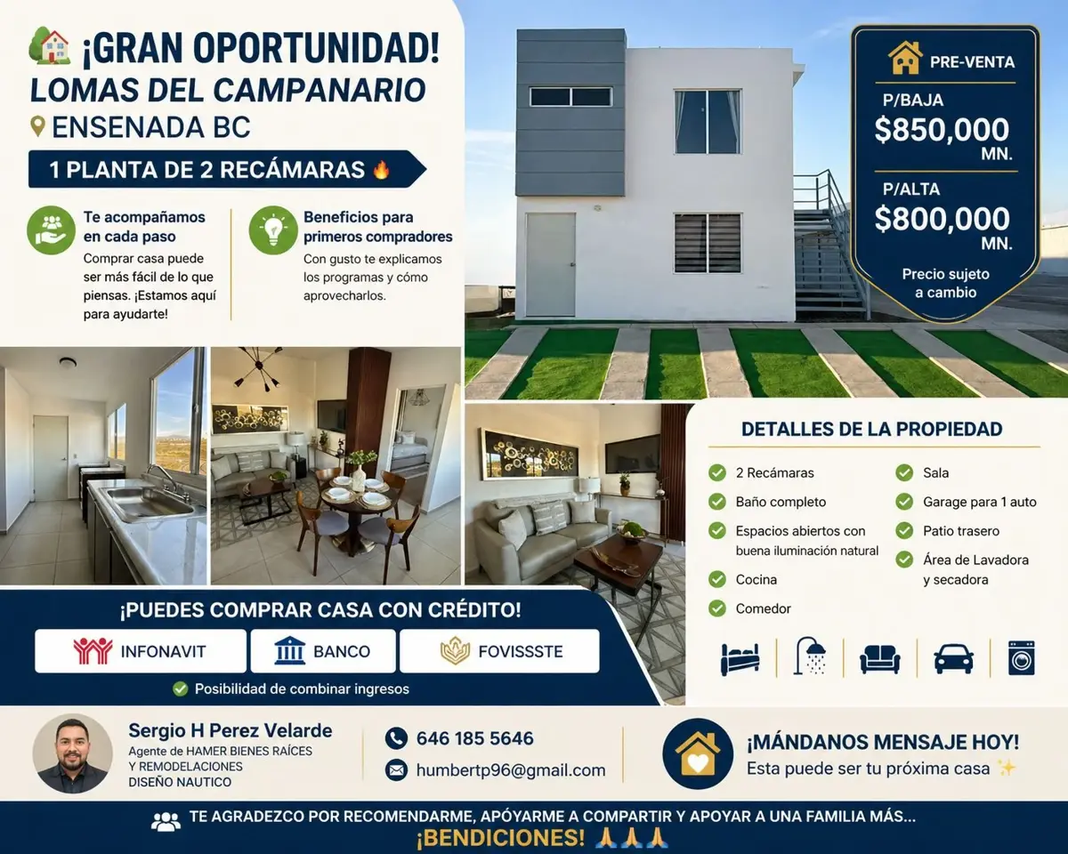 Departamento en venta en El Campanario, Ensenada