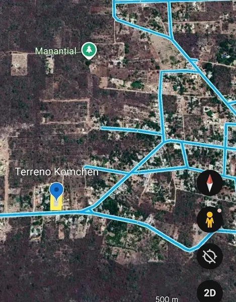 Terreno sobre carretera Komchén-Cosgaya