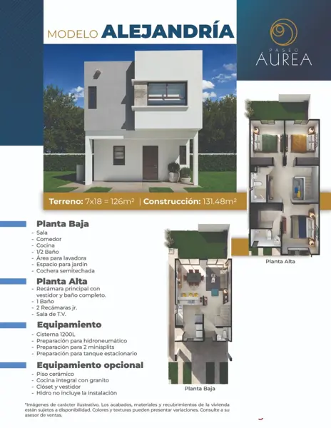Casa en venta en Paseo Aurea, Torreón con 3 recámaras y cochera en fraccionamiento cerrado Casa en venta en Paseo Aurea, Torreón con 3 recámaras y cochera en fraccionamiento cerrado