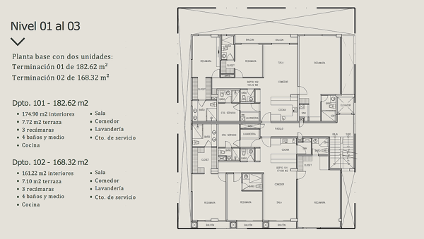 Departamento en venta en Del Valle, San Pedro Garza García — foto 3 de 4