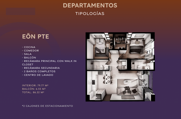 Departamento en venta en Vía Cordillera, Santa Catarina — foto 3 de 15