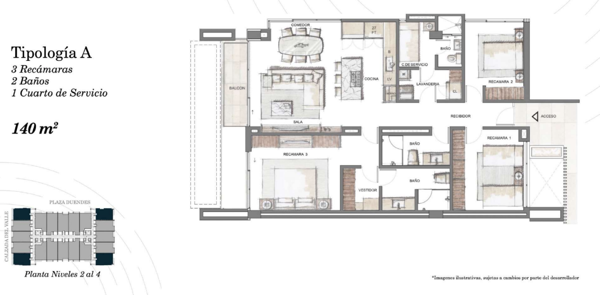 Departamento en venta en Las Calzadas, San Pedro Garza García — foto 2 de 12