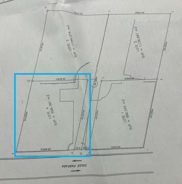 Terreno Residencial en Venta Zona Palo Blanco