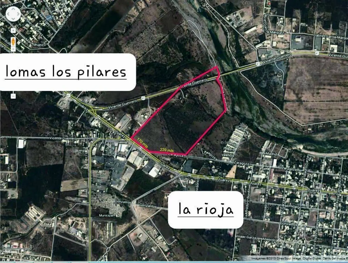 Terreno en renta en Cadereyta Jimenez Centro, Cadereyta Jiménez — foto 1 de 3
