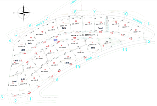 Terrenos en Venta Cordillera Residencial (valle Pte)