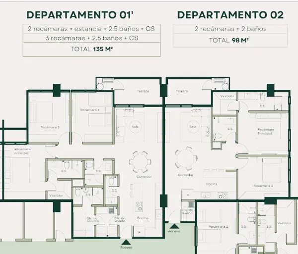 Departamento en venta en Vía Cordillera, Santa Catarina — foto 3 de 7