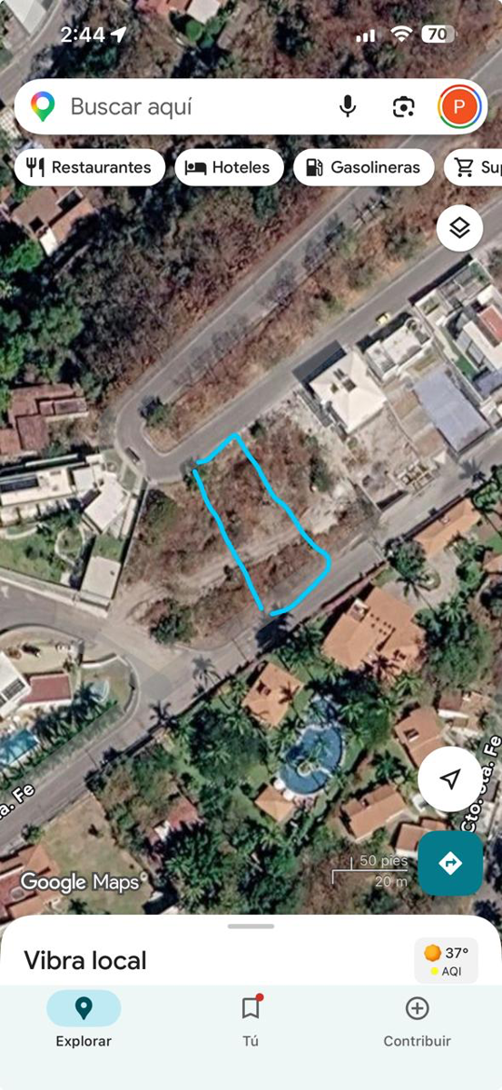 Terreno en venta en Club de Golf Santa Fe, Xochitepec