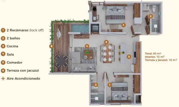 Departamento en venta en Isla de Holbox, Lázaro Cárdenas — foto 3 de 11