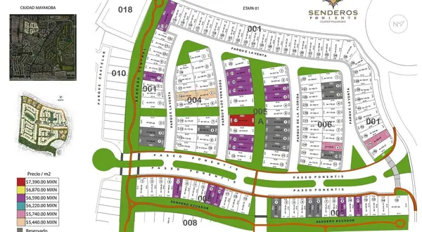 Terreno en venta en Jardines de Ciudad Mayakoba, Playa del Carmen — foto 2 de 15