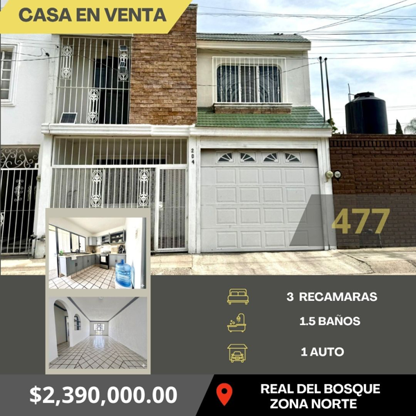 Casa en Venta en Real del Bosque, León: Oportunidad Habitacional en Guanajuato