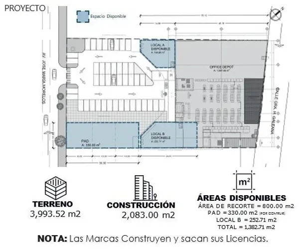 Terreno en renta en Las Palmas, Cuernavaca — foto 3 de 3