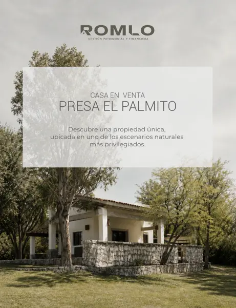 CASA EN VENTA PRESA "EL PALMITO" DURANGO