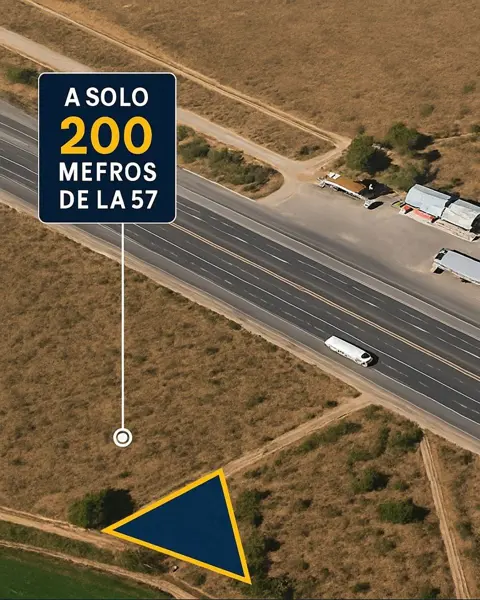 Terreno Industrial en Venta de 2,179m² en El Sauz Pedro Escobedo